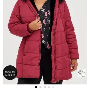 Winter coat torrid